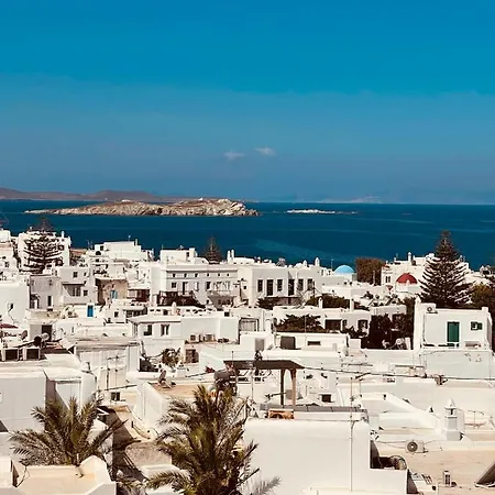 Mykonian Starling - Town N' Sunset View *