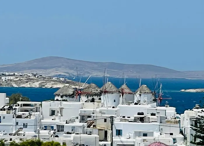 Mykonian Starling - Town N' Sunset View דירה *