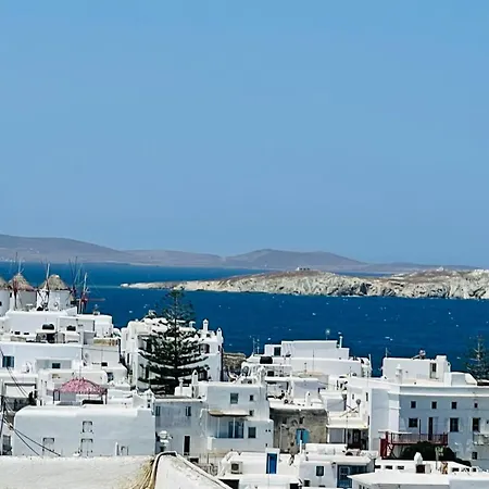 Апартаменты Mykonian Starling - Town N' Sunset View Mykonos Town